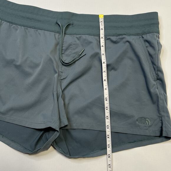 THE NORTH FACE Women's Aphrodite Motion Short XXL TNF Teal Green Drawstring - Picture 6 of 10